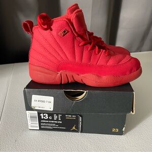 Jordan Retro Childrens Size 13C Red High-Top Sneakers NIB NWT